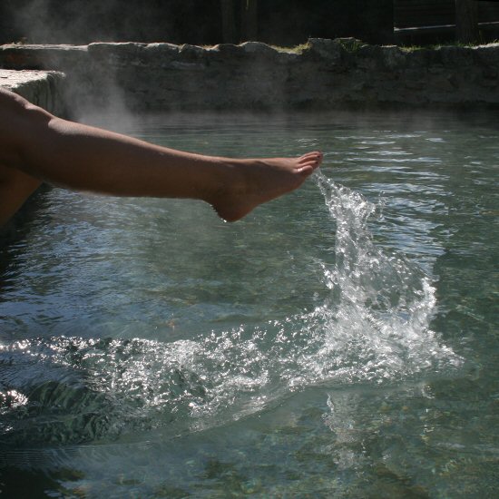 Natural hot spring at San Casciano's Bagno Grande